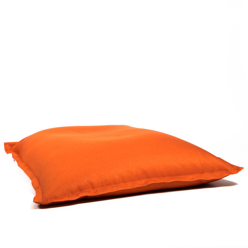 Pufs LIELAIS SPILVENS COZY-Oranžs, izklātā veidā