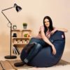Pufs XL SMART - Tumši zils, no labā sāna - pielietojumā