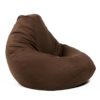 Pufs XL COZY - Brūns, no labā sānskata