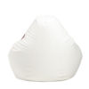 Pufs XL SMART - Balts, no aizmugures