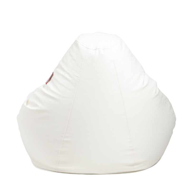Pufs XL SMART - Balts, no aizmugures
