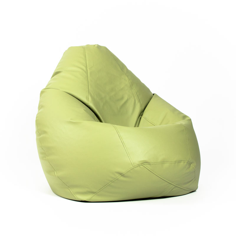 Pufs XL SMART - Olīve, no labā sānskata