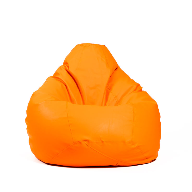 Pufs XL SMART - Oranžs, no priekšpuses