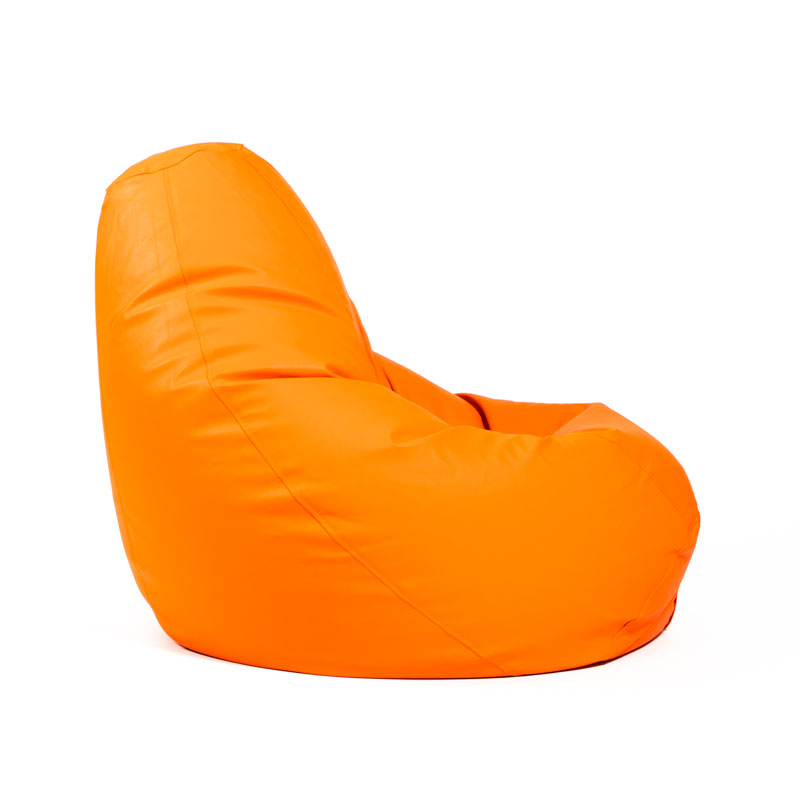 Pufs XL SMART - Oranžs, no aizmugures