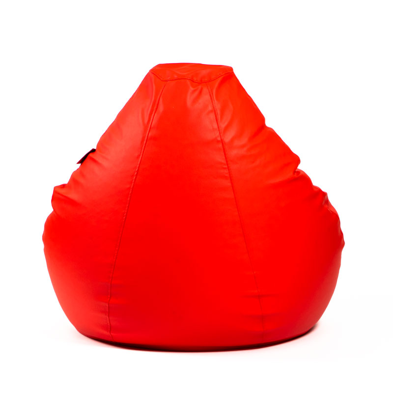 Pufs XL SMART- Sarkans, no aizmugures
