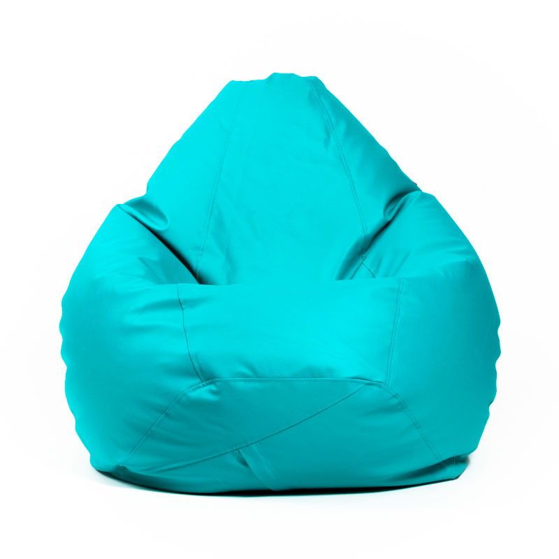 Pufs XL SMART - Tirkīzs, no priekšpuses