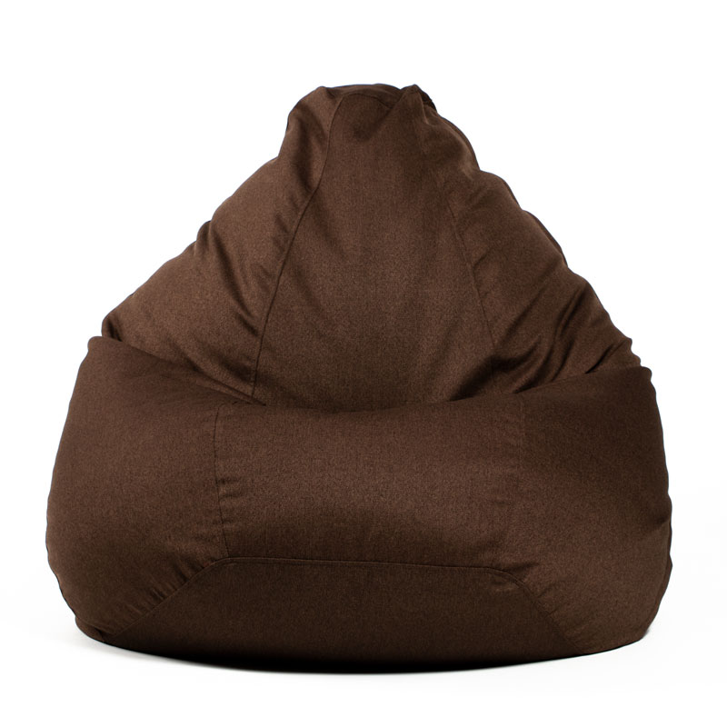 Pufs XXL COZY -Brūns, no priekšpuses