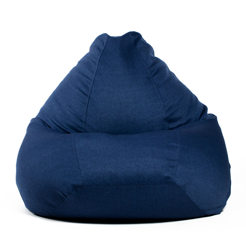 Pufs XXL COZY -Tumši zils, no priekšpuses