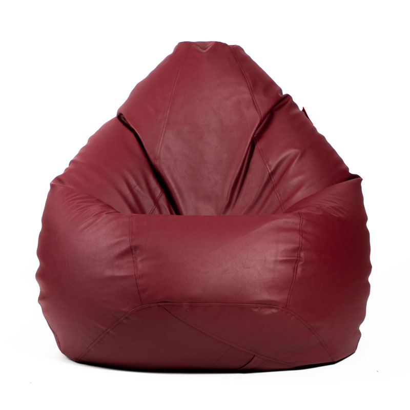 Pufs XXL SMART - Bordo, no priekšpuses