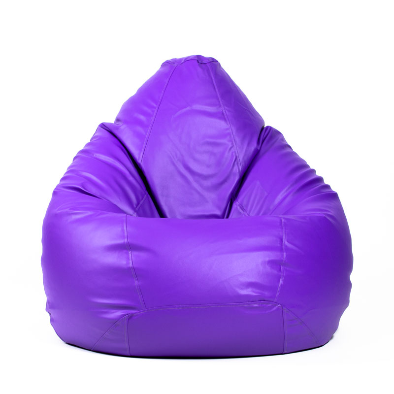 Pufs XXL SMART - Lillā, no priekšpuses