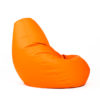 Pufs XXL SMART - Oranžs, no labā sāna