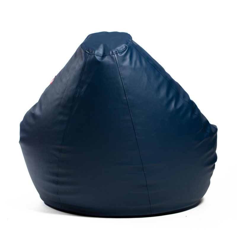 Pufs XXL SMART - Tumši zils, no aizmugures