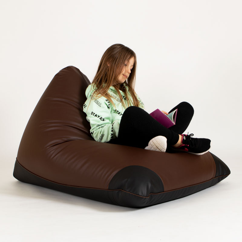 Pufs SURF JUNIOR SMART - Brūns, labais sānskats