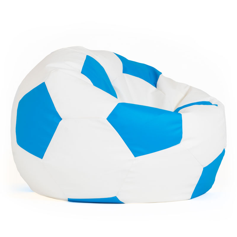 Pufs zils futbola